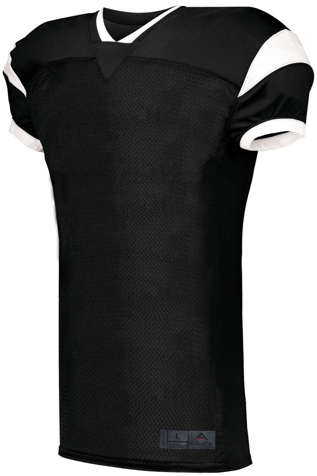 ASI Youth Slant Football Jersey - ASI 9583 BLACK/WHITE S