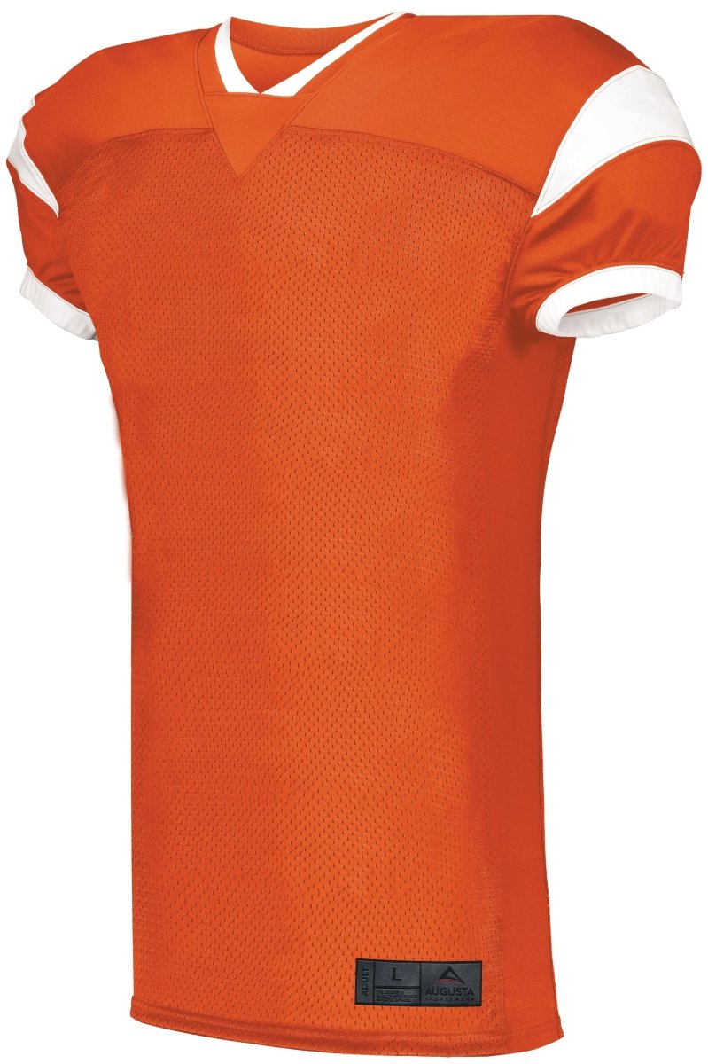 ASI Youth Slant Football Jersey - ASI 9583 ORANGE/WHITE S