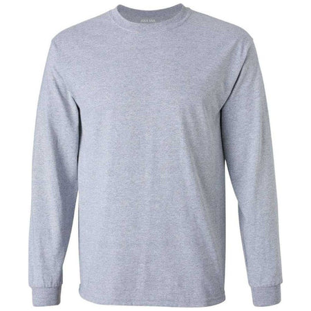 Mens Long Sleeve Essential T-Shirt in Regular and Tall sizes Joe's USA Mens Apparel