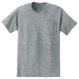 Joe's USA Mens Pocket Tee's 6.1-ounce, 100% Cotton T-Shirts - Athletic Heather T-Shirts Joe's USA Athletic Heather Small