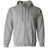 Joe's USA Men's Full Zipper Hoodies - Hooded Sweatshirts in 28 Colors. Sizes S-5XL-AthleticHeather Sweatshirts/Fleece Joe's USA Athletic Heather S