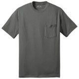 Joe's USA Men's 50/50 Cotton/Poly T-Shirt with Pocket-AthleticHeather T-Shirts Joe's USA Athletic Heather S