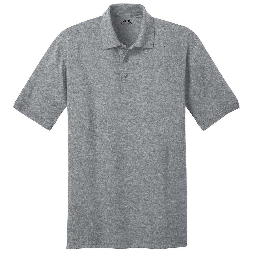 Men's Tall 5.5-Ounce Jersey Knit Polo Joe's USA Mens Apparel