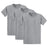 Joe's USA Mens 3-Pack of 100% Heavyweight Cotton T-Shirts Multi-Packs Big & Tall Sizes - Athletic Heather Joe's USA Athletic Heather Small