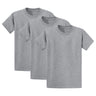 Joe's USA Mens 3-Pack of 100% Heavyweight Cotton T-Shirts Multi-Packs Big & Tall Sizes - Athletic Heather Joe's USA Athletic Heather Small