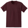 Joe's USA Tall Essential T-Shirt with Pocket T-Shirts Joe's USA Large Tall Athletic Maroon