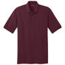 Men's Tall 5.5-Ounce Jersey Knit Polo Polos/Knits Joe's USA Athletic Maroon Large Tall