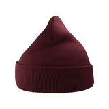 Atlantis Headwear Sustainable 12" Knit Beanie - Atlantis Headwear WIND Burgundy One Size Beanies