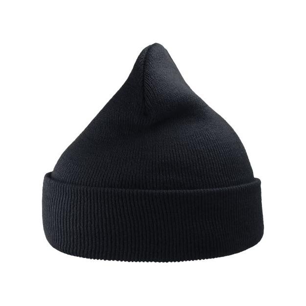 Atlantis Headwear Sustainable 12" Knit Beanie - Atlantis Headwear WIND Navy One Size Beanies