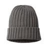 Atlantis Headwear Sustainable Cable Knit Cuffed Beanie - Atlantis Headwear SHORE Dark Grey One Size Beanies