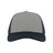 Atlantis Headwear Sustainable Canvas Cap - Atlantis Headwear RAPPER Grey/ Navy Adjustable Hats