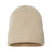 Atlantis Headwear Sustainable Fine Rib Cuffed Beanie - Atlantis Headwear ANDY Light Beige One Size Beanies