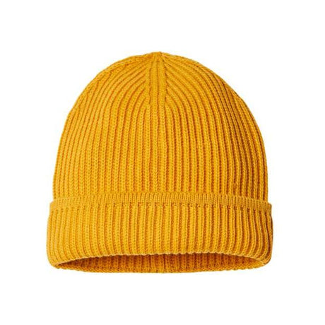 Atlantis Headwear Sustainable Finish Edge Cuffed Beanie - Atlantis Headwear MAPLE Light Grey One Size Beanies