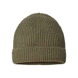 Atlantis Headwear Sustainable Finish Edge Cuffed Beanie - Atlantis Headwear MAPLE Light Grey One Size Beanies