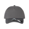 Atlantis Headwear Sustainable Five - Panel Cap - Atlantis Headwear FIJI Dark Grey Adjustable Hats