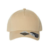 Atlantis Headwear Sustainable Five - Panel Cap - Atlantis Headwear FIJI Khaki Adjustable Hats