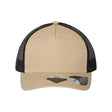 Atlantis Headwear Sustainable Five - Panel Trucker Cap - Atlantis Headwear ZION Black/ Dark Grey Adjustable Hats