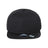 Atlantis Headwear Sustainable Flat Bill Cap - Atlantis Headwear JAMES Black Adjustable Hats