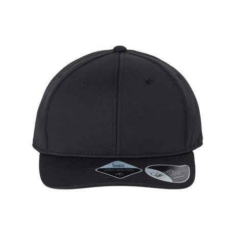 Atlantis Headwear Sustainable Honeycomb Cap - Atlantis Headwear SKYE Black Adjustable Hats