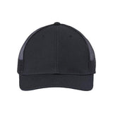 Atlantis Headwear Sustainable Recy Three Trucker Cap - Atlantis Headwear RETH Black/ Black Adjustable Hats