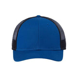 Atlantis Headwear Sustainable Recy Three Trucker Cap - Atlantis Headwear RETH Royal/ Black Adjustable Hats
