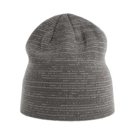 Atlantis Headwear Sustainable Reflective Beanie - Atlantis Headwear SHINE Black One Size Beanies