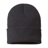 Atlantis Headwear Sustainable Rib Cuffed Beanie - Atlantis Headwear RIO Black One Size Beanies