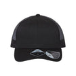 Atlantis Headwear Sustainable Trucker Cap - Atlantis Headwear BRYCE Black/ Black Adjustable Hats