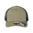 Atlantis Headwear Sustainable Trucker Cap - Atlantis Headwear BRYCE Olive/ Black Adjustable Hats