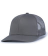 Augusta Sportswear 6 - PANEL TRUCKER SNAPBACK CAP 6114 GRAPHITE OS