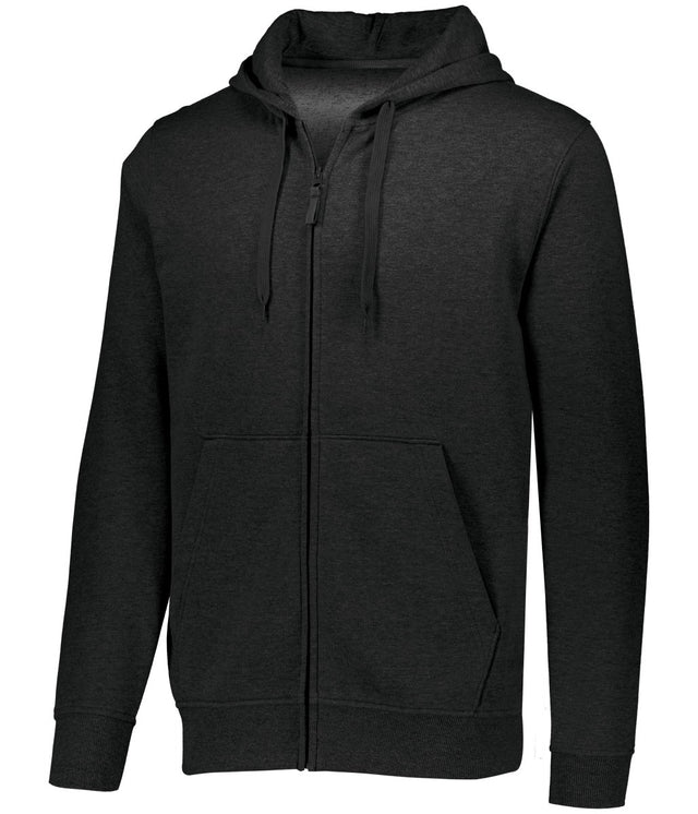 Augusta Sportswear 60/40 Fleece Full Zip Hoodie 5418 BLACK S