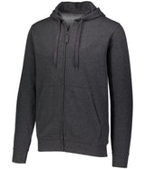 Augusta Sportswear 60/40 Fleece Full Zip Hoodie 5418 CARBON HEATHER S