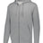 Augusta Sportswear 60/40 Fleece Full Zip Hoodie 5418 CHARCOAL HEATHER S