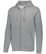 Augusta Sportswear 60/40 Fleece Full Zip Hoodie 5418 CHARCOAL HEATHER S