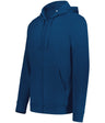Augusta Sportswear 60/40 Fleece Full Zip Hoodie 5418 NAVY S