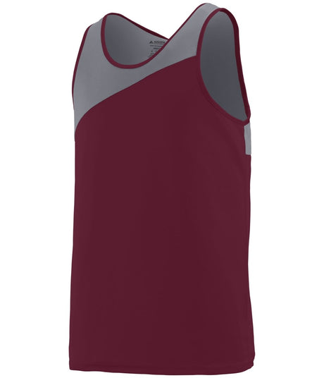 Augusta Sportswear Accelerate Jersey 352 MAROON/GRAPHITE S