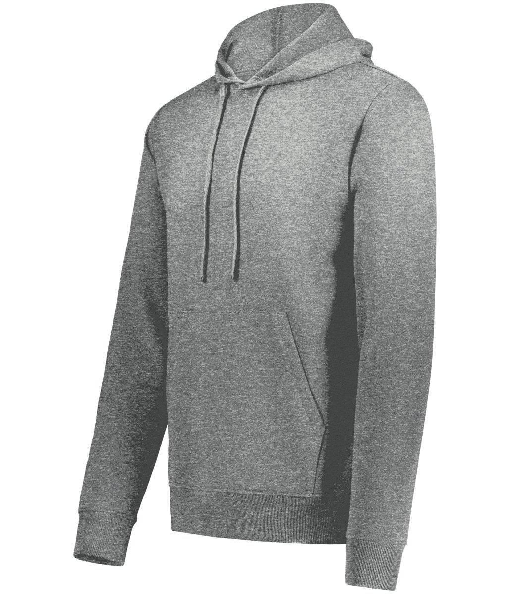 Augusta Sportswear All - Day Core Basics Fleece Hoodie 6955 PLATINUM HEATHER S