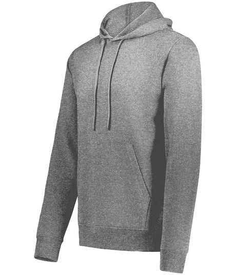 Augusta Sportswear All - Day Core Basics Fleece Hoodie 6955 PLATINUM HEATHER S