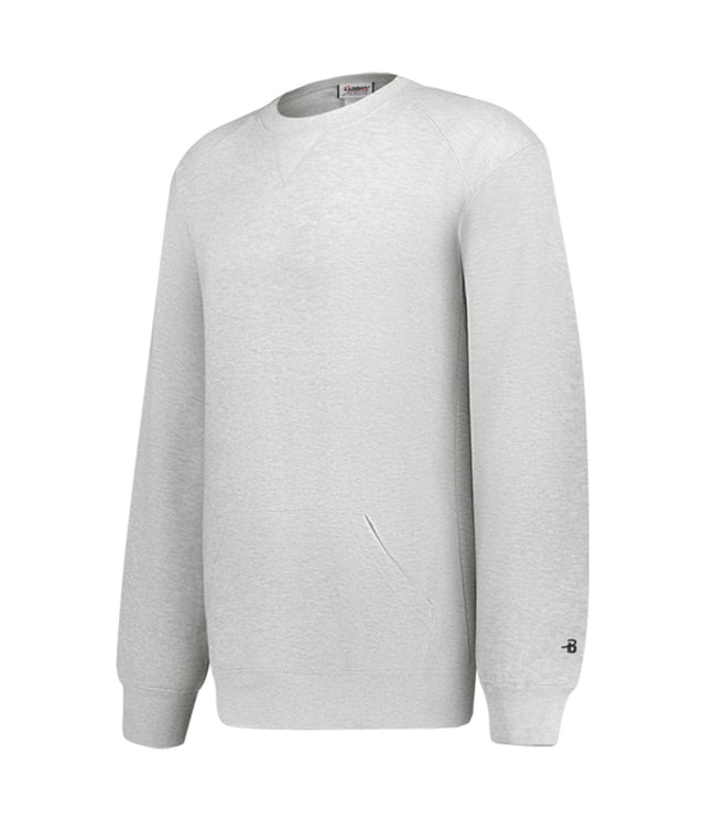 Augusta Sportswear Athletic Fleece Pocket Crew 125200 ASH (BA) S