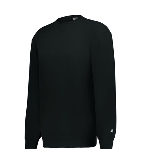 Augusta Sportswear Athletic Fleece Pocket Crew 125200 BLACK S