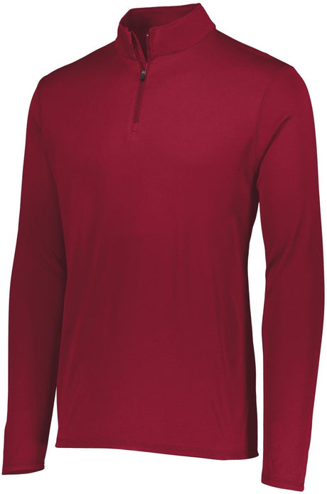 Augusta Sportswear Attain Wicking 1/4 Zip Pullover 2785 CARDINAL S