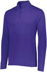 Augusta Sportswear Attain Wicking 1/4 Zip Pullover 2785 PURPLE S