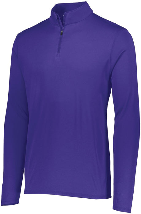 Augusta Sportswear Attain Wicking 1/4 Zip Pullover 2785 PURPLE S