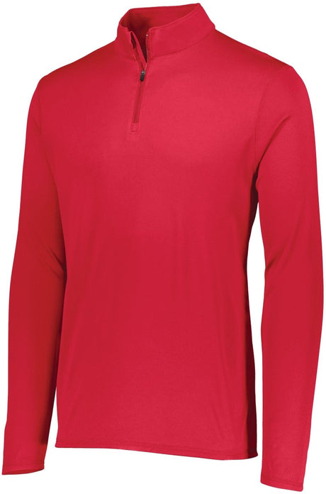 Augusta Sportswear Attain Wicking 1/4 Zip Pullover 2785 RED S