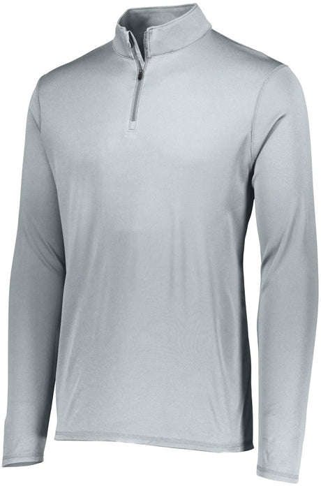 Augusta Sportswear Attain Wicking 1/4 Zip Pullover 2785 SILVER S