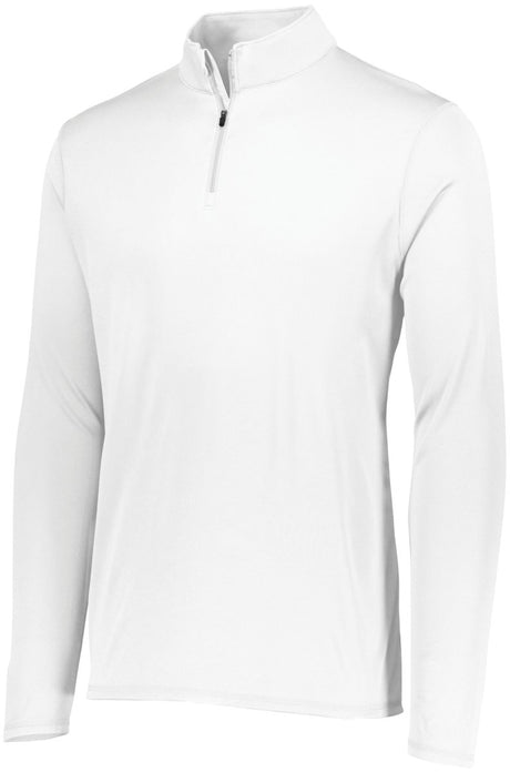 Augusta Sportswear Attain Wicking 1/4 Zip Pullover 2785 WHITE S