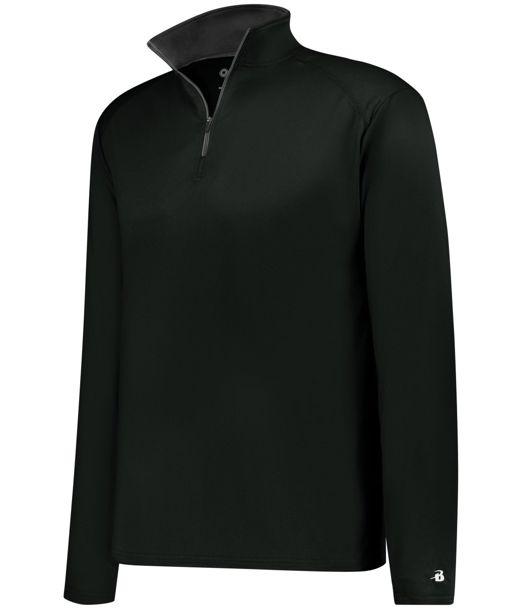 Augusta Sportswear B - CORE 1/4 ZIP PULLOVER 410200 BLACK/GRAPHITE (BA) S