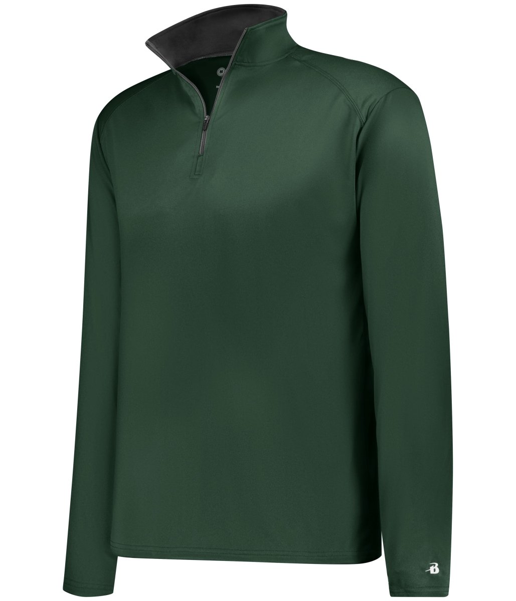 Augusta Sportswear B - CORE 1/4 ZIP PULLOVER 410200 FOREST/GRAPHITE (BA) S
