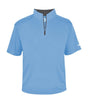 Augusta Sportswear B - CORE 1/4 ZIP SHORT SLEEVE PULLOVER 419900 COLUMBIA BLUE/GRAPH (BA) S
