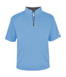 Augusta Sportswear B - CORE 1/4 ZIP SHORT SLEEVE PULLOVER 419900 COLUMBIA BLUE/GRAPH (BA) S